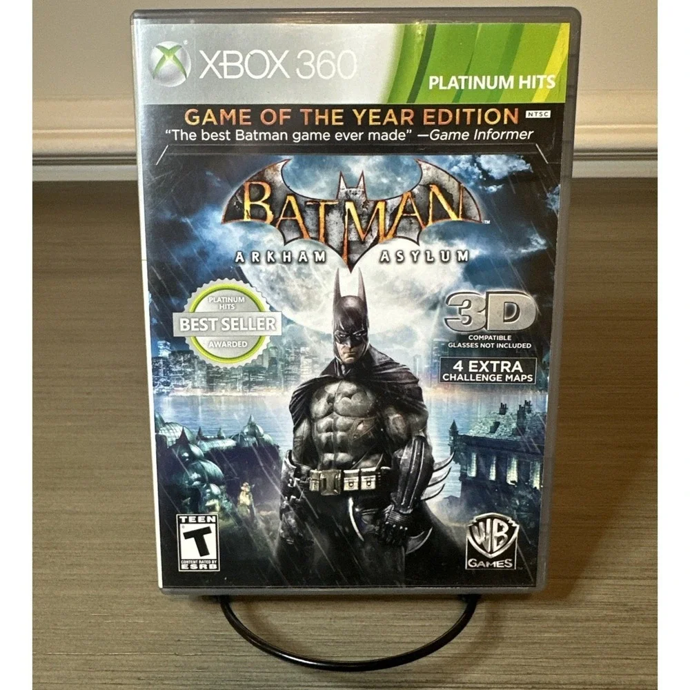 Batman Arkham Asylum Game Of The Year Edition Xbox 360 Complete CIB